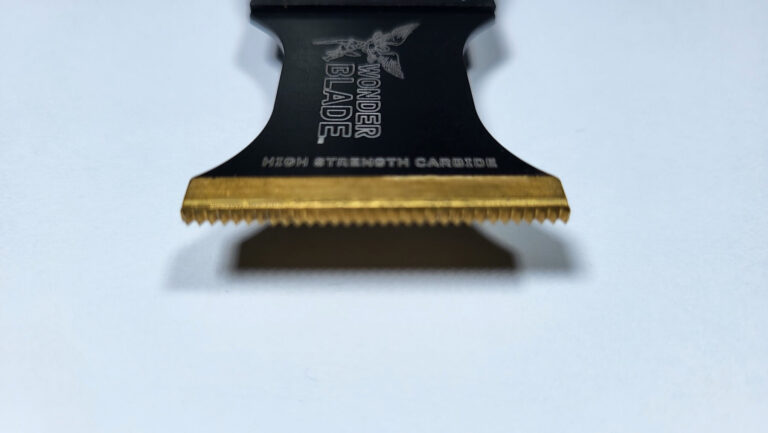 WonderBlade Carbide Oscillating Tool Blade front teeth