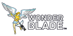 WonderBlade Logo blue lighting